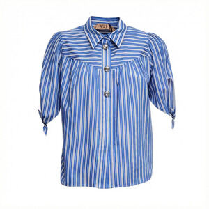 N°21 Striped Short-Sleeve Shirt